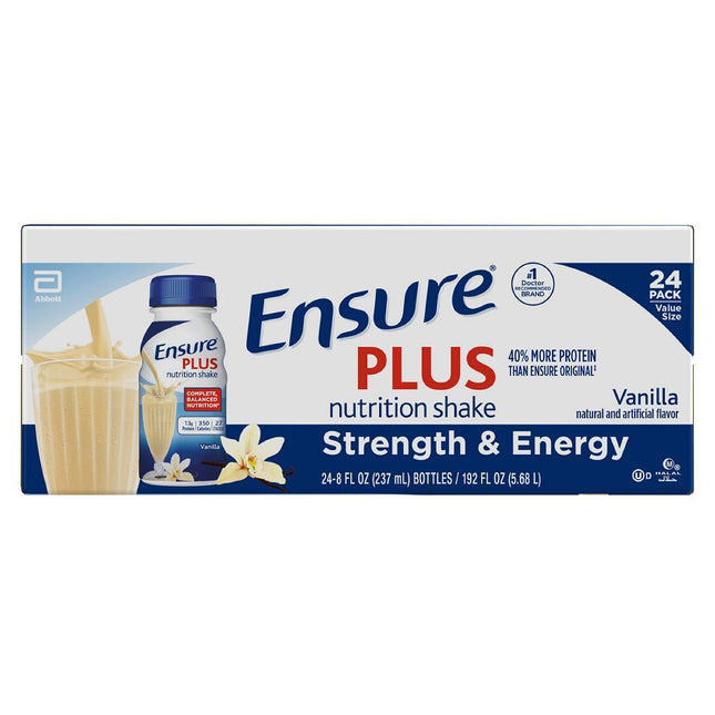 Ensure Plus Vanilla Nutrition Shake 237Ml 24Unid