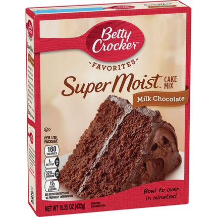 Betty Crocker,Super Moist Milk