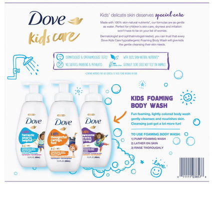 Dove kids Care 3 Pack Body Was