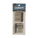 Conair Ganchos Para Juego De Rollos Para El Cabello Cromados Color Negro Y Plateado. Contenido 12 Unidades.