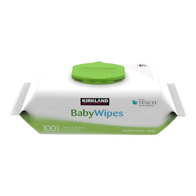 Kirkland Signature Baby Wipes, Fragrance Free, 9 Packs of 100