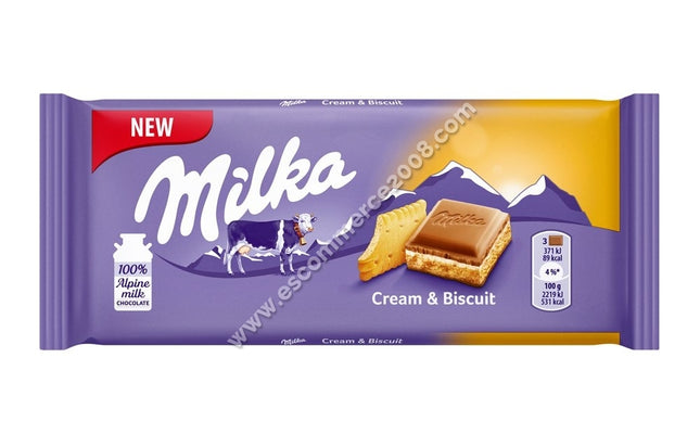 Chocolate Milka Creme & Biscui