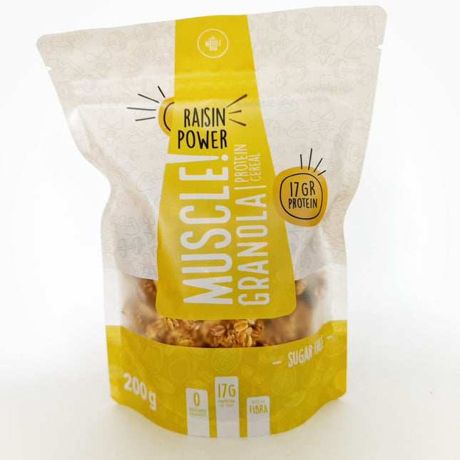 Granola Pasas 200Gr Alta En Proteina Cero Azucar Y Gluten Free