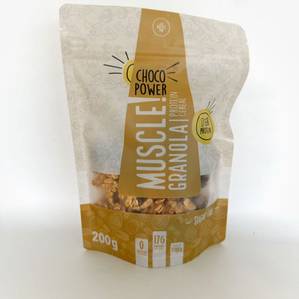 Granola Choco 200Gr Alta En Proteina Cero Azucar Y Gluten Free