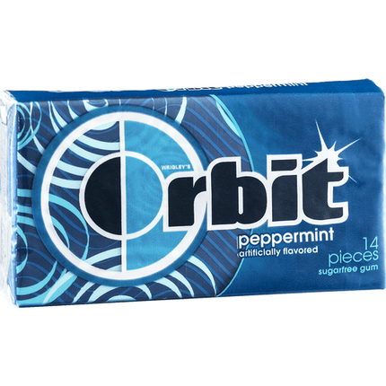 Wringley s Orbit Peppermint Gum 14 Pieces