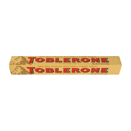 Toblerone Swiss Milk Chocolate with Honey & Almond Nougat - 100 g