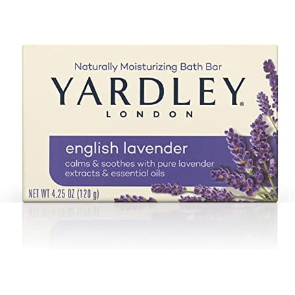 Yardley London English Lavender Moisturizing Bath Bar 120Gr 24Unid