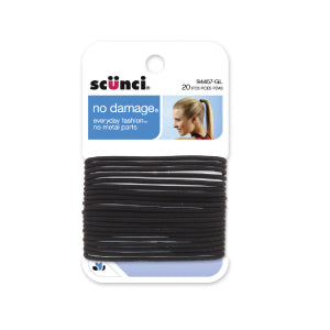 20-Pk N/D Elastics Blac