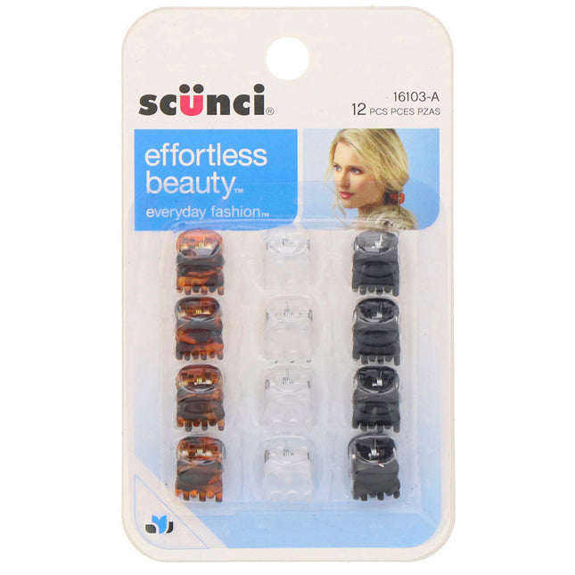 12-Pk 1 Cm Jaw Clips