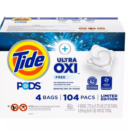 Tide Pods Free And Clear Oxi 1