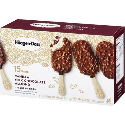 Haagen Daz Vanilla Milk Chocolate Almond