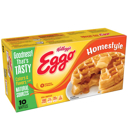 Eggo Waffles Homestyle 10 Ct