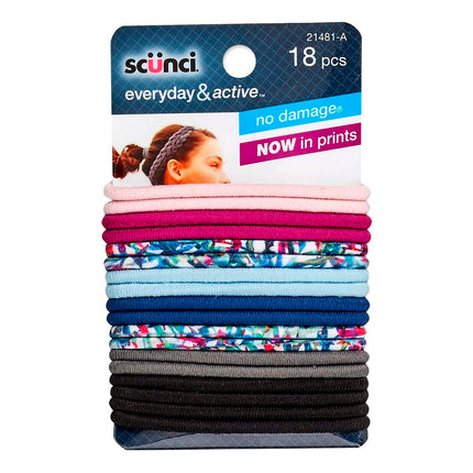 18-Pk Print/Solid Elastics