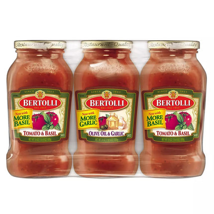 Bertolli Tomato & Basil Sauce680Gr 3Unid