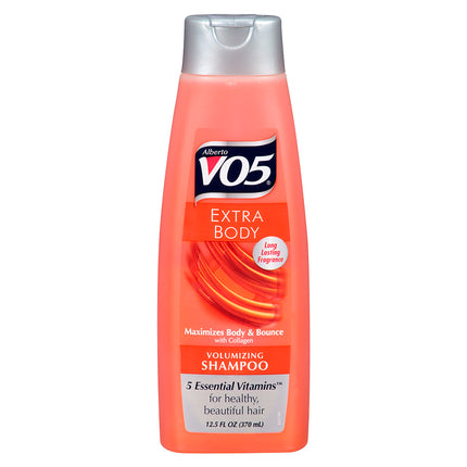 Alberto Vo5 Shampoo Extra Body Maximiza El Volumen Cuerpo Y Rebote Del Cabello Con Colágeno Y 5 Vitaminas Esenciales Par La Salud Y Belleza De Su Cabe