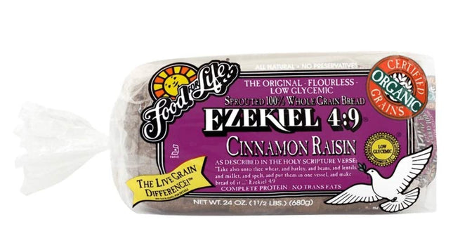Ezekiel,Cinammon Raisin Flourl