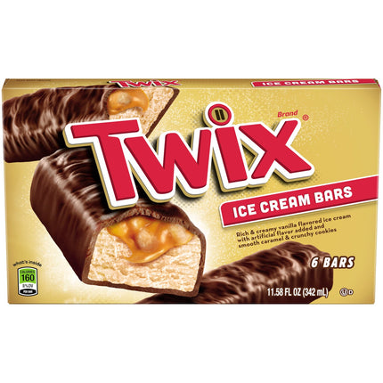 Twix,Ice Cream Bars 6 Count 34
