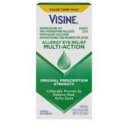 Visine Allergy Relief Multi-Action Antihistamine Eye Drops, 0.5 fl. oz