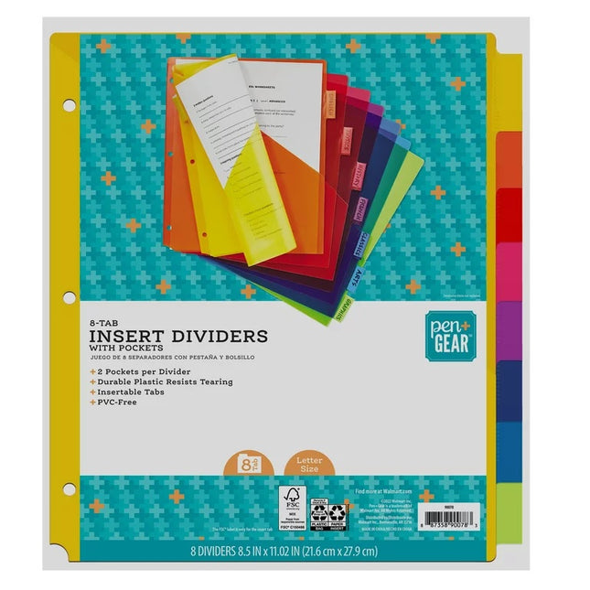 Pen+Gear Insert Dividers With