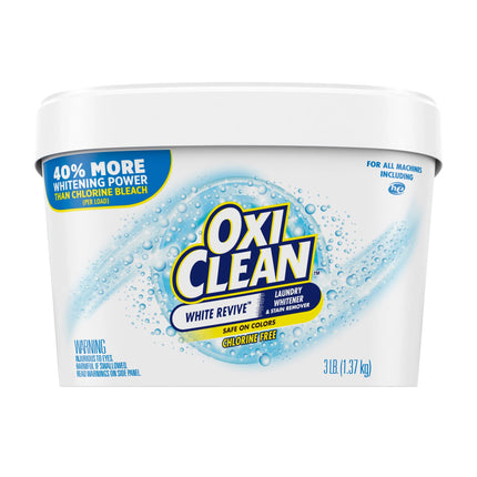 OxiClean White Revive Laundry Whitener + Stain Remover  3 Lbs.