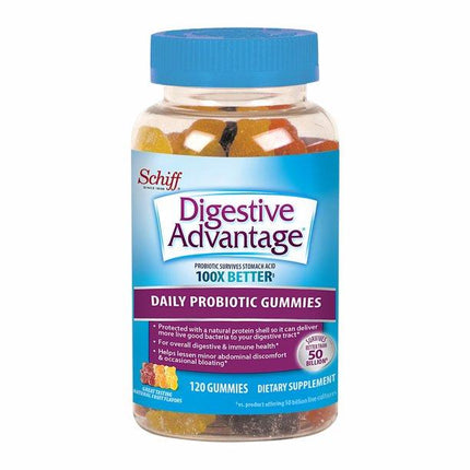 Digestive Advantage Daily Probiotic Gummies - 120 Pack