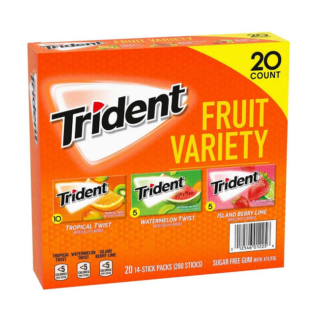 Trident,Fruit Variety Gum Trop