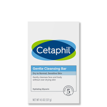 Cetaphil Cleansing Bar   4.5 Oz Bar   Pack of 3   Nourishing Cleansing Bar for Dry Sensitive Skin