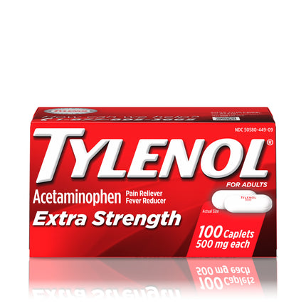 Tylenol extra strength caplets