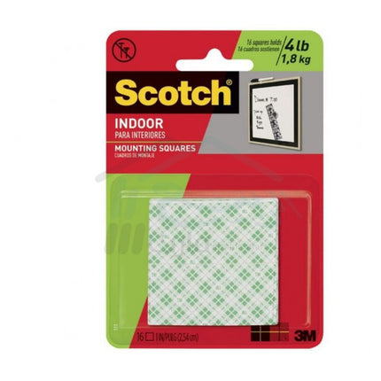 Scotch indoor double mounting squares 3M