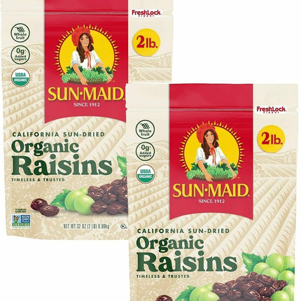 Sun Maid,Organic Raisins 907Gr