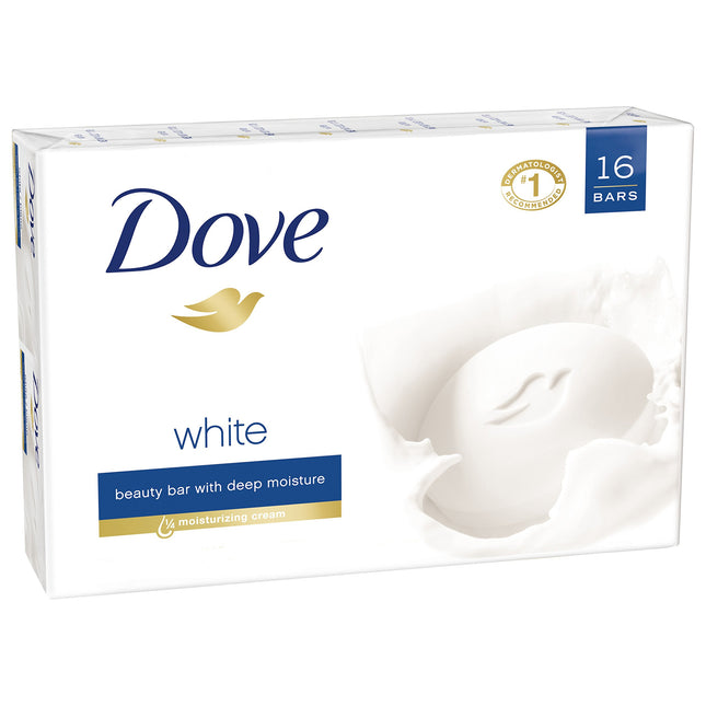 Dove White Deep Moisture Soap Bar 106Gr 16 Und