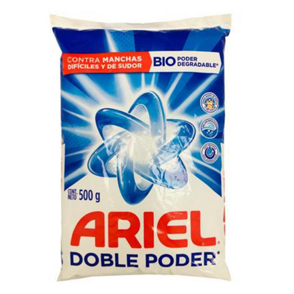 Ariel Poder y Cuidado Detergente 500g