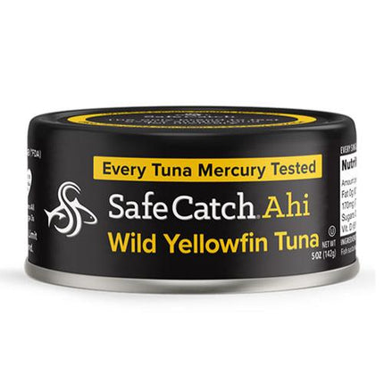 Safe Catch Ahi Tuna Wild Yellow Tuna Can