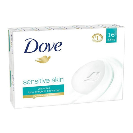 Dove Sensitive Skin Hypo-Allergenic Soap Bar 106Gr 16 Und