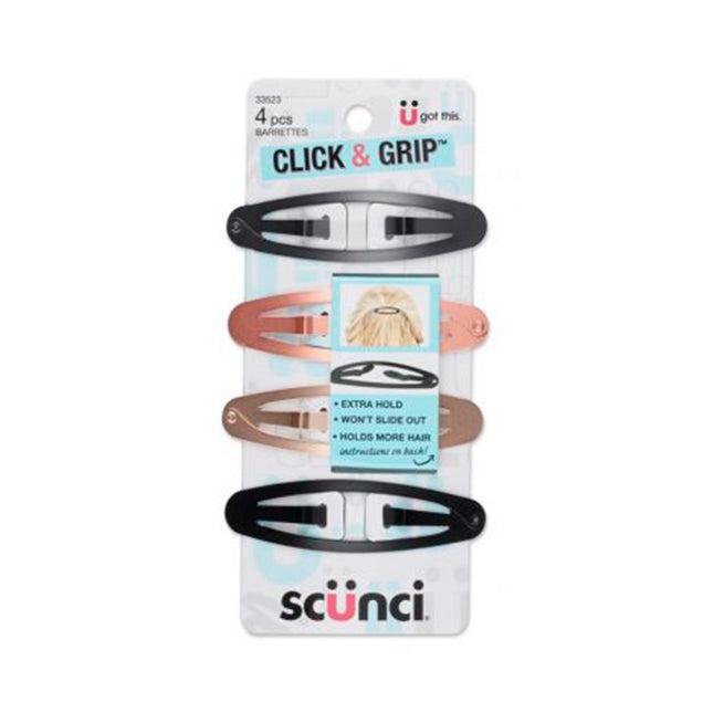 4Pk Double Clip Snap Clip