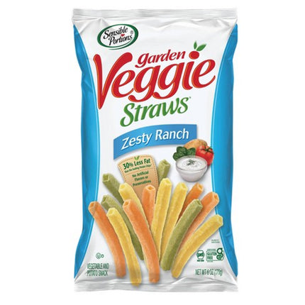 Veggie Straws Zesty Ranch Vegetable and Potato Snack 28Gr