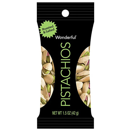 Wonderful Pistachios Roasted & Salted, 1.5 Oz, 9 Count