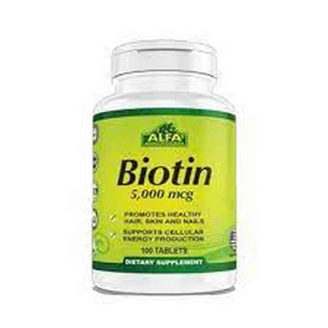 Alfa Vitamins Biotin 5000 Mcg