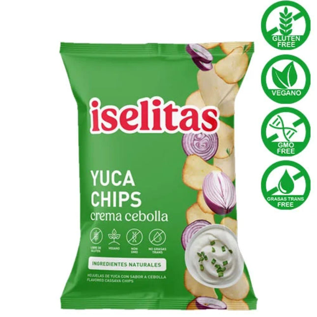 Iselitas Yuca Chips Crema Y Ce
