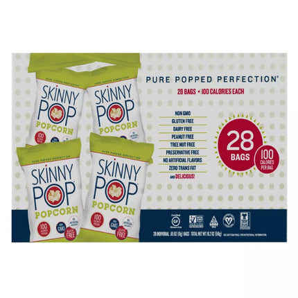 Skinny Pop,Popcorn 18Gr 28 Und