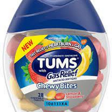 Tums With Gasrelief Antacid Ch