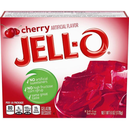 Jell-O Cherry Instant Gelatin
