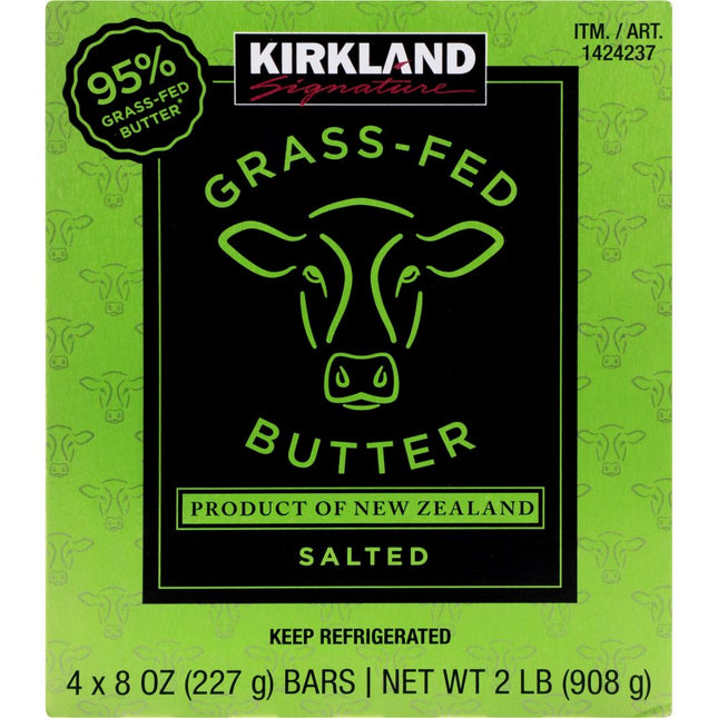 KS Grass-Fed Butter, 8 oz, 4-c