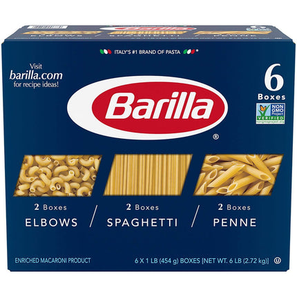 Barilla Pasta Variety Pack (16 oz., 6 pk.)