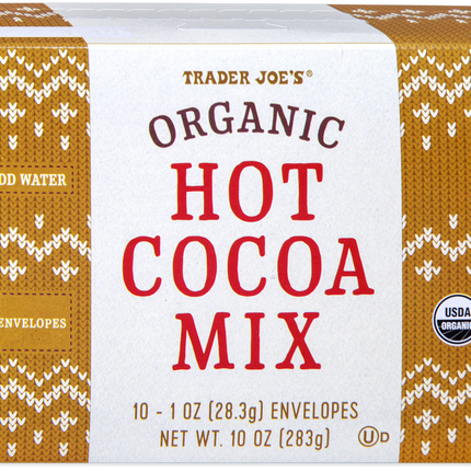 Trader Joe s Organic hot cocoa mix 10-1oz