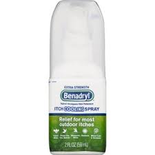 Benadryl Extra Strength Anti-Itch Cooling Spray, Travel Size, 2 fl. oz