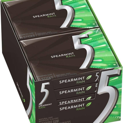 Wrigleys 5 Gum Spearmint Rain (15 ct., 12 pk.)