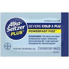 Alka-Seltzer plus severe cold and flu citrus 2effervescent tablets