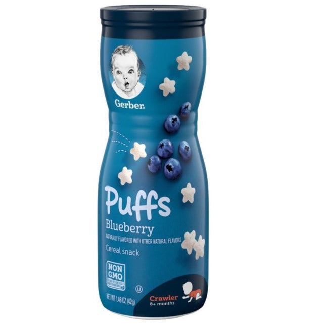 Gerber Puff Cereal Snack Blueberry 42g