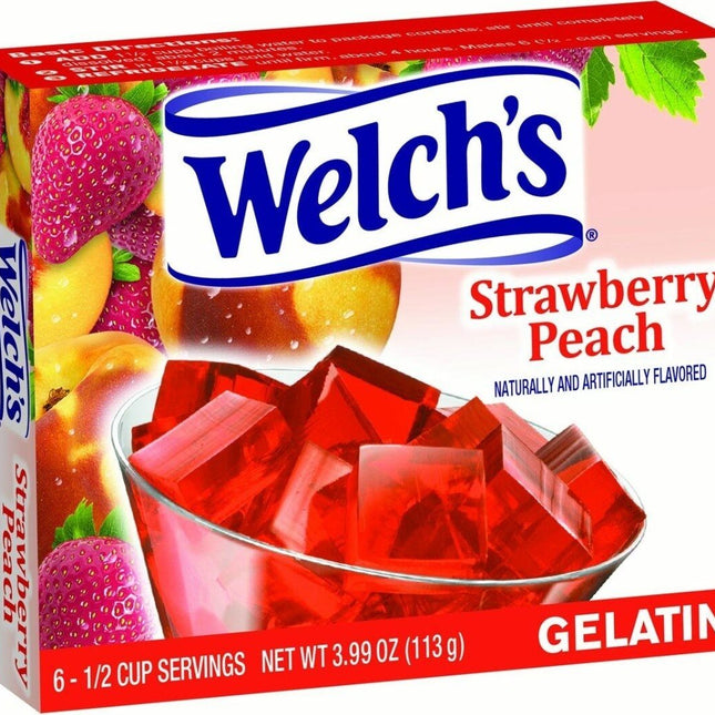 Welch'S Strawberry Peach Gelat